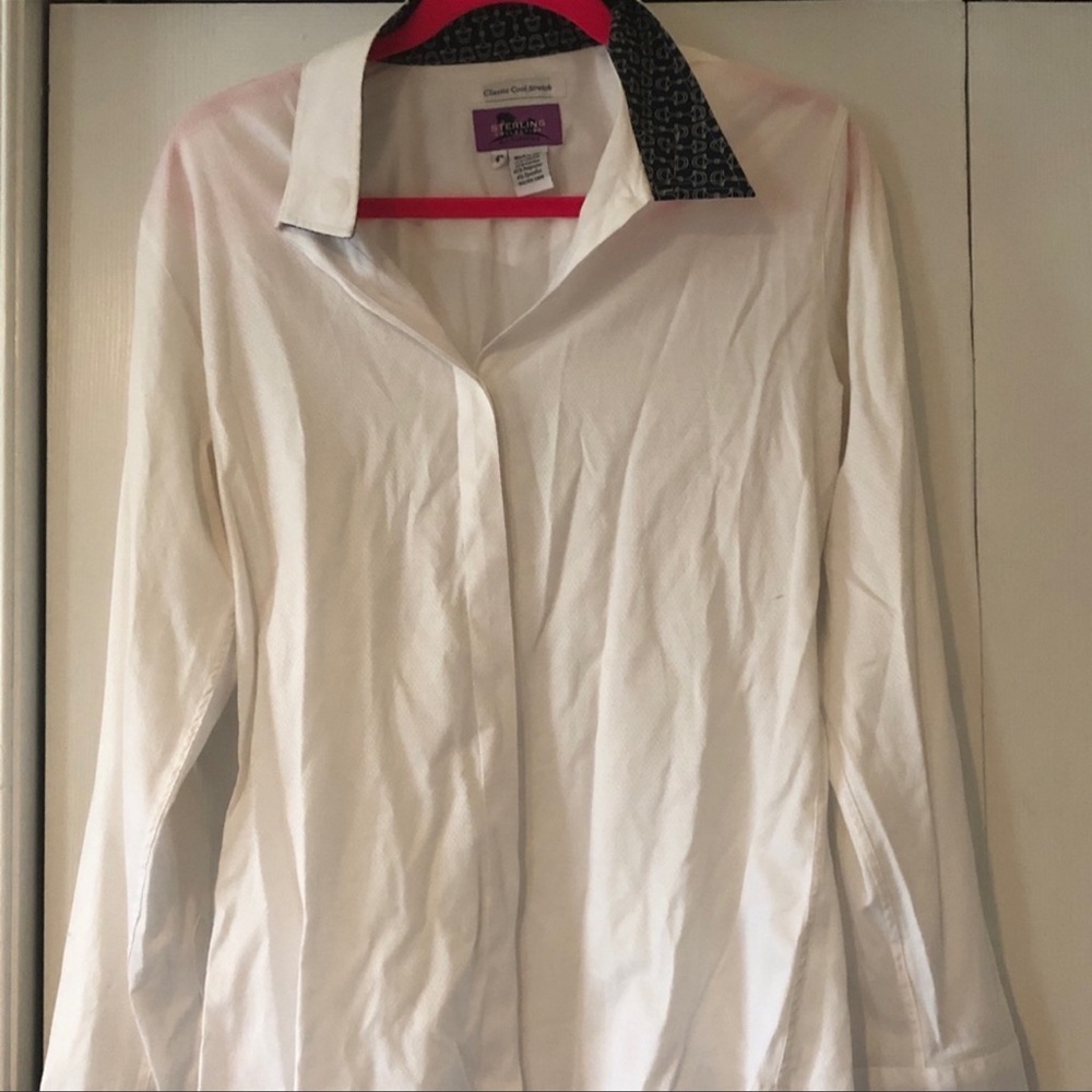 RJ Classics Sterling Collection Cool Max Magnetic Collar Show Shirt horse